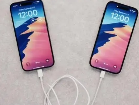 剑河苹果15维修店分享iPhone15可以给安卓充电吗 